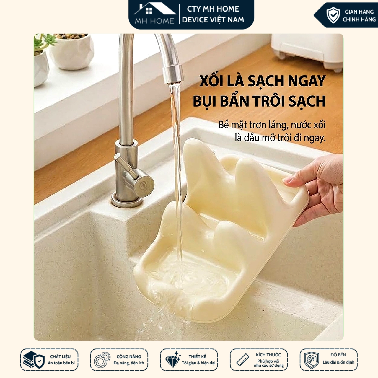 Giá Úp Nắp Nồi Gác Muỗng Đũa Nhựa Ca Cấp - Kệ Để Vung Nồi Nhà Bếp Đa Năng Thông Minh